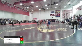 220 lbs Semifinal - Owen Brunk, Portland vs Jordan Armstrong, Morgan