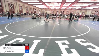 110 lbs Quarterfinal - Adam Petrov, Md vs Asher Anthony, Va