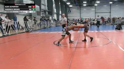 96 lbs Round 3 - 12:00pm Friday - Alex Alfortish, Backyard Brawlers vs Kaedrick Brown, Nauman Green