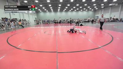 65 lbs Rr Rnd 1 - Colt Carlson, Next Level Wrestling Club - EL vs Maverick Davis, Kraken - EL