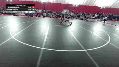 12U Boys - 86 lbs Quarters - Tayden Routh, Wisconsin vs Jevin Spindler, Wisconsin