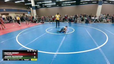 53-54 lbs Round 1 - Jaxson Mackintosh, Spring Klein Wrestling Club vs Paxton Denney, 3F Wrestling