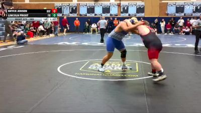 285 lbs Cons. Semi - Lincoln Frost, Fremont vs Bryce Jensen, Uintah