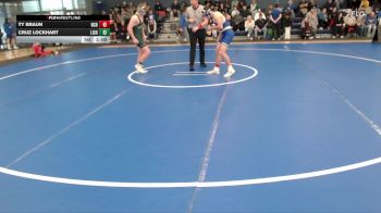 157 lbs Round 3 - Ty Braun, Norton Community HS vs Cruz Lockhart, Lincoln Southwest