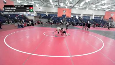 184 lbs Cons. Round 5 - Tucker Vician, Trinity (CT) vs Louie DeJulia, Penn State Behrend