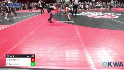 90 lbs Rr Rnd 4 - Aron Brannon, Pitbull Wrestling Academy vs Chief Bourne, Mojo Grappling Academy