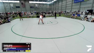 100 lbs Placement Matches (16 Team) - Taven Deck, Team Oregon vs Joseph Little III, TEAM NC
