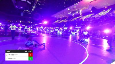 95 lbs Semifinal - Jackson Phillips, MatTime vs Jackson Abell, Clovis HS