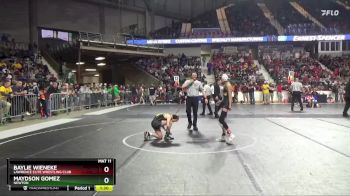 79 lbs Round 1 - Baylie Wieneke, Lawrence Elite Wrestling Club vs Maydson Gomez, Newton