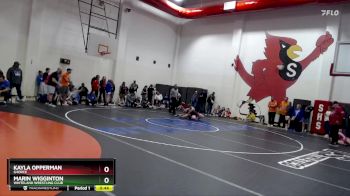 155 lbs Semifinal - Marin Wigginton, Whiteland Wrestling Club vs Kayla Opperman, G4orce