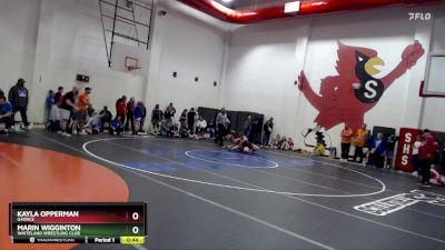 155 lbs Semifinal - Marin Wigginton, Whiteland Wrestling Club vs Kayla Opperman, G4orce