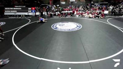 125 lbs Jocelynn Mendoza, SCVWA - Santa Clara Valley Wrestling Association vs Alexa Rangel, SJWA - San Joaquin Wrestling Association