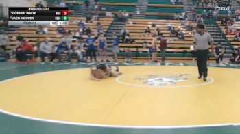 157.0 Round 2 - Conner White, Nickerson High School vs Jack Hoofer, Haltsead HS / Sedgwick High School