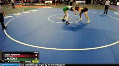 Quarterfinal - Jaret Peterson, Chase County vs Clay Hedges, Archbishop Bergan