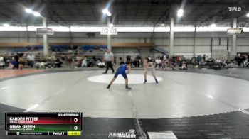 70 lbs Quarterfinal - Uriah Green, Fighting Squirrels vs Karder Fitter, Small Town Grims