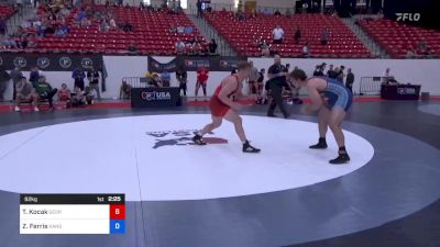 92 kg Cons 8 #1 - Tyler Kocak, George Mason vs Zachery Ferris, Kansas