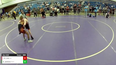 14U Boys - 110 lbs Quarters - Bo Link, Immortal Athletics WC vs Amari Jenkins, Bad Karma Wrestling Club