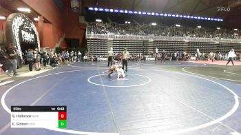 69 lbs Consi Of 4 - Sawyer Holbrook, Natrona Colts vs Eli Gideon, Cody WC