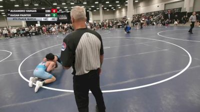 120 lbs 5th Place Match - Alejandro Vargas, COWA vs Kagan Painter, Bad Karma Wrestling Club