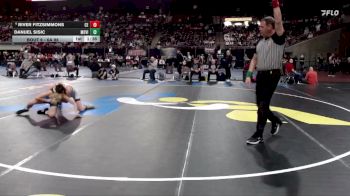 6A 98 lbs Champ. Round 1 - Danijel Sisic, Mountain View vs River Fitzsimmons, Centennial