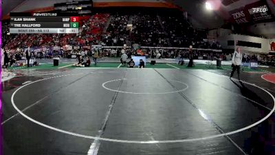 6A 113 lbs Cons. Round 2 - Tre Hallford, Meridian vs Ilan Shank, Nampa