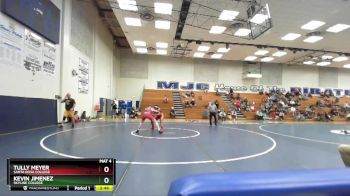 285 lbs Cons. Round 3 - Kevin Jimenez, Skyline College vs Tully Meyer, Santa Rosa College