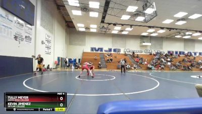 285 lbs Cons. Round 3 - Kevin Jimenez, Skyline College vs Tully Meyer, Santa Rosa College