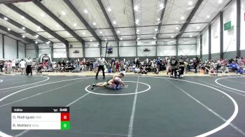 116 lbs 5th Place - Oscar Rodriguez, Independent vs Bentley Mattern, Scrap Yard Garage