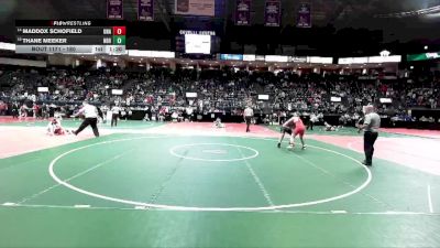 180 lbs Champ. Round 1 - Thane Meeker, NBHA vs Maddox Schofield, Unattached