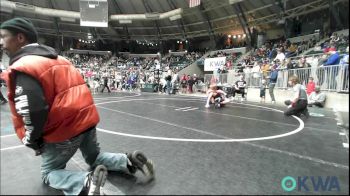 52 lbs Consi Of 8 #2 - Dawson Bowers, Jacket Wrestling Club vs Hazen Rackley, Jacket Wrestling Club
