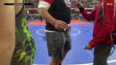 130 lbs Cons. Round 2 - Wyatt Lattin, Sun River Valley Club vs Bearret Murphey, Mat Dawgs