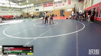 105 (107) Cons. Round 2 - Kristi Smith, Santa Rosa vs Annabelle Rodriguez, College Park