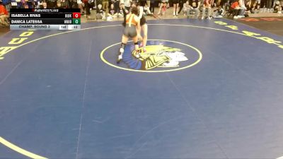 120 lbs Champ. Round 3 - Danica Latessa, Woodstock vs Isabella Rivas, Unattached