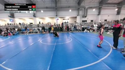 65 lbs Champ. Round 1 - Jonah Banda, Bandas Wrestling Academy vs Caleb Vasquez, El Paso Enforcers Wrestling Club