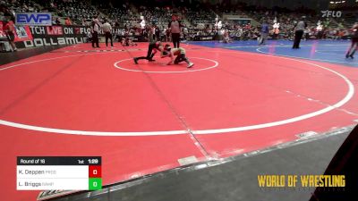 67 lbs Round Of 16 - Keb Deppen, Prodigy Elite Wrestling vs Luke Briggs, Rampage