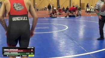 149 lbs Cons. Semi - Nikko Gonzalez, UN Clackamas Community College vs Josiah Johnson, Washington State University