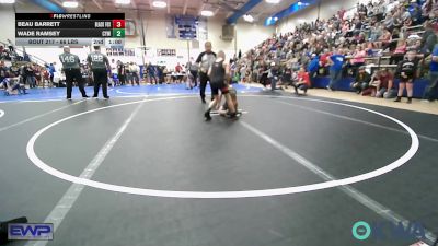 66 lbs Rr Rnd 1 - Beau Barrett, Black Fox Wrestling Club vs Wade Ramsey, Coweta Tiger Wrestling