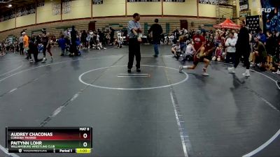 75-90 lbs Semifinal - Paitynn Lohr, Williamsburg Wrestling Club vs Audrey Chaconas, Cordoba Trained