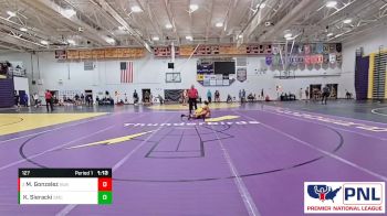 127 lbs Round 1 - Max Gonzalez, Askren Wrestling Academy vs Keagan Sieracki, Spartan Mat Club