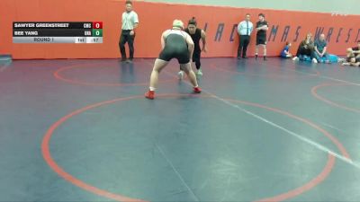 170-185 lbs Round 1 - Sawyer Greenstreet, Cornerstone Mat Club vs Bee Yang, Unattached