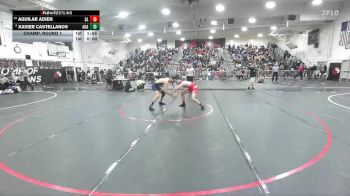 132 lbs Champ. Round 1 - Aguilar Adien, Santa Ana vs Xavier Castellanos, Anaheim
