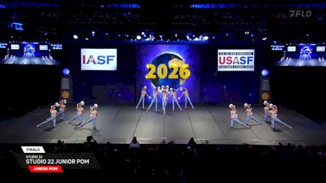 Studio 22 - Studio 22 Junior Pom [2026 Junior Pom Finals] 2026 The Dance Worlds