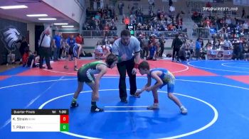 67 lbs Quarterfinal - Kolton Strain, Berryhill Wrestling vs Timothy Pilon, Tahlequah