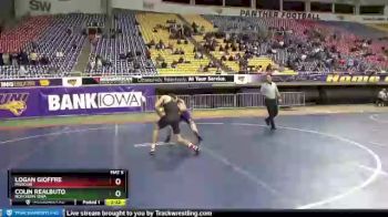 149 lbs Semifinal - Colin Realbuto, Northern Iowa vs Logan Gioffre, Missouri