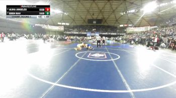 Boys 4A 126 lbs Champ. Round 1 - Alika Angeles, Kentridge vs Eben Nau, Tahoma
