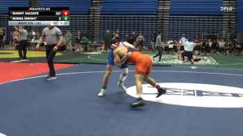 133 lbs Semifinal - Manny Saldate, Oregon State vs Bubba Wright, Air Force