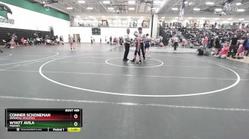 125 lbs Cons. Semi - Wyatt Avila, Phenom vs Conner Schoneman, Immortal Athletics