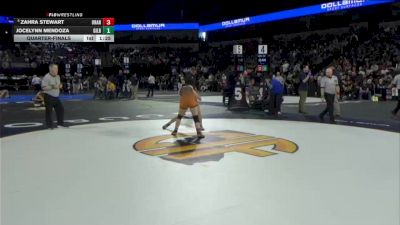 125 lbs Quarterfinal - Zahra Stewart, Orange Vista (SS) vs Jocelynn Mendoza, Gilroy (CC)