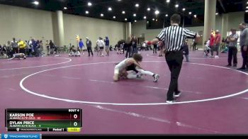 125 lbs Round 2 (6 Team) - Karson Poe, Alabama Elite Gold vs Dylan Price, Alabama Elite Black