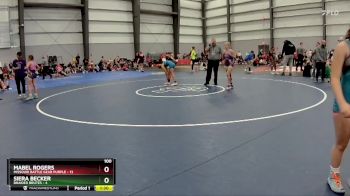 100 lbs Quarters - Siera Becker, Braided Brutes vs Mabel Rogers, Missouri Battle Gear Purple